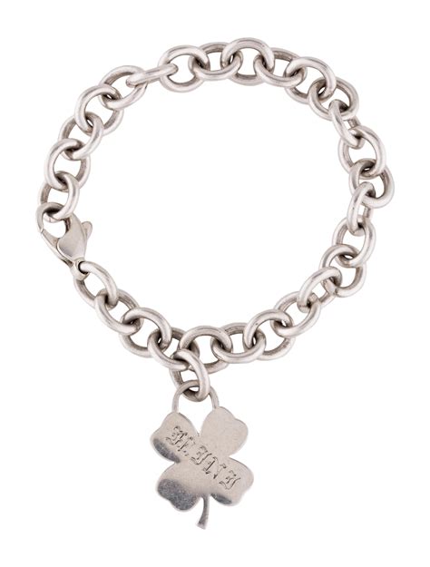 tiffany & co sterling silver charm bracelet